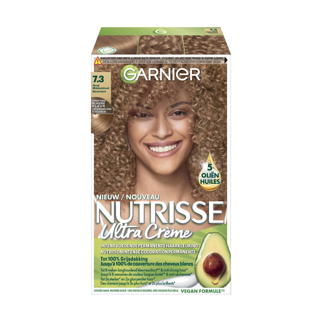 Garnier Nutrisse Crème haarkleuring - 7.3 Goudblond