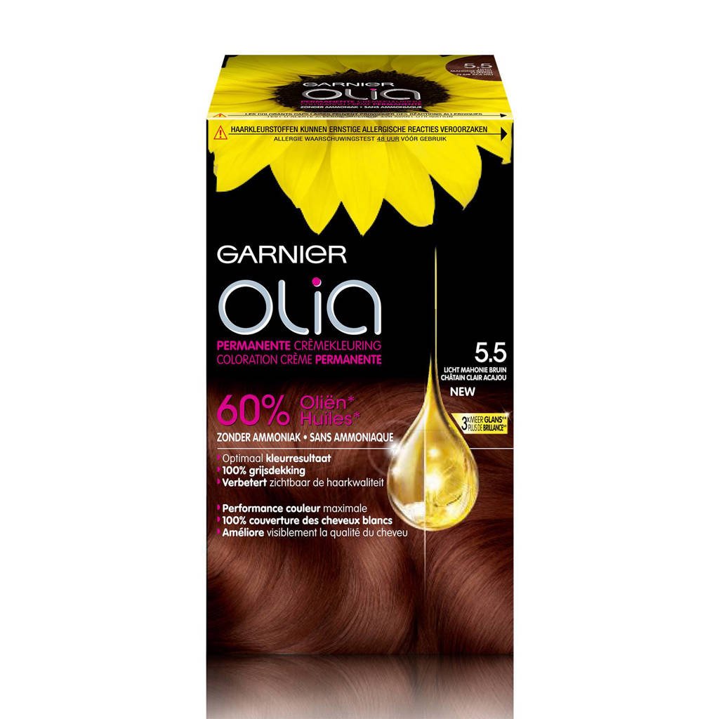 Garnier Olia haarkleuring - 5.5 Licht Mahoniebruin