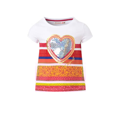 Desigual T Shirt Met Omkeerbare Pailletten desigual kopen in de aanbieding Desigual T Shirt Met Omkeerbare Pailletten desigual kopen in de aanbieding