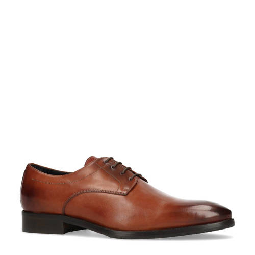 Manfield Leren Veterschoenen Congnac manfield kopen in de aanbieding Manfield Leren Veterschoenen Congnac manfield kopen in de aanbieding