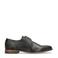 Black Label leren veterschoenen zwart