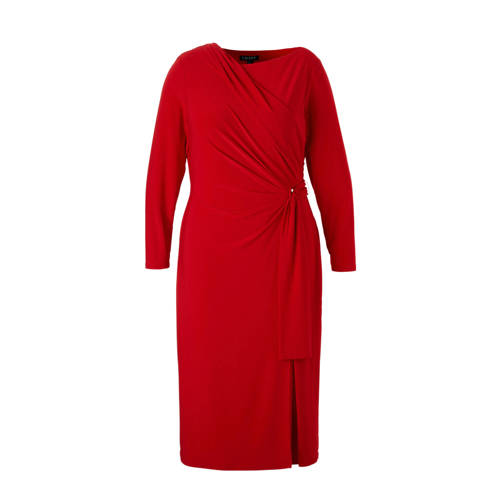 Lauren Woman Jurk Rood lauren woman kopen in de aanbieding Lauren Woman Jurk Rood lauren woman kopen in de aanbieding