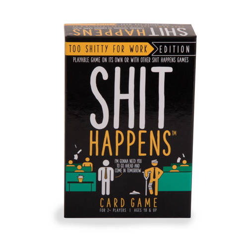 Goliath Shit Happens Too Shitty For Work Kaartspel goliath kopen in de aanbieding Goliath Shit Happens Too Shitty For Work Kaartspel goliath kopen in de aanbieding