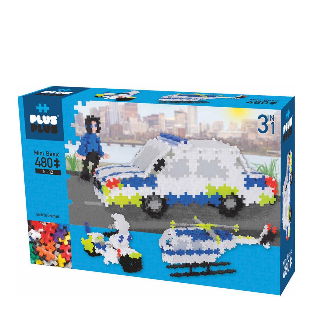 Plus-Plus mini basic police 3-in-1 480 stuks