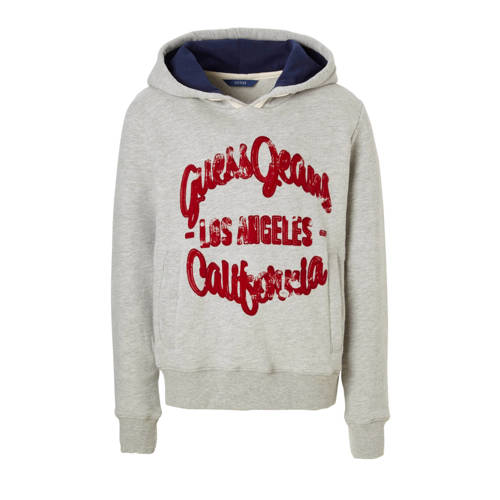 Guess Hoodie Met Tekst Grijs guess kopen in de aanbieding Guess Hoodie Met Tekst Grijs guess kopen in de aanbieding