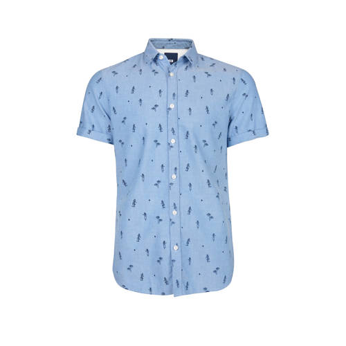 We Fashion Slim Fit Overhemd All Over Print Blauw we fashion kopen in de aanbieding We Fashion Slim Fit Overhemd All Over Print Blauw we fashion kopen in de aanbieding