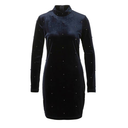 Only Fluwelen Jurk Met Kralen only kopen in de aanbieding