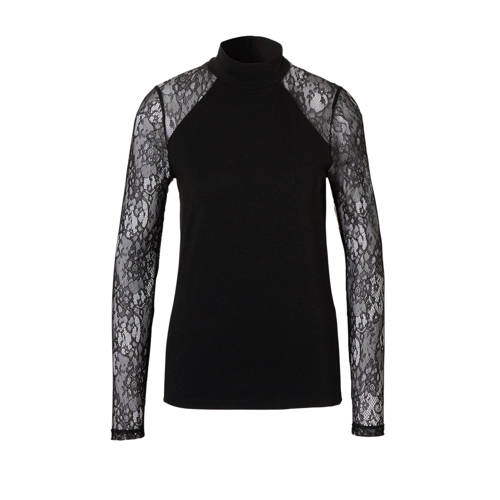 Only Top Met Kanten Detail En Glitters only kopen in de aanbieding