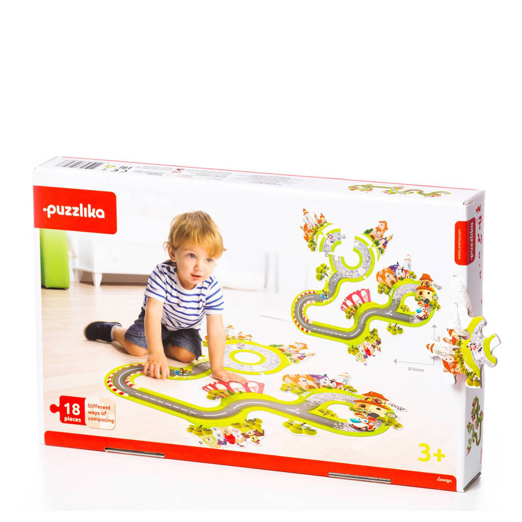 Puzzlika mijn stad legpuzzel 18 stukjes