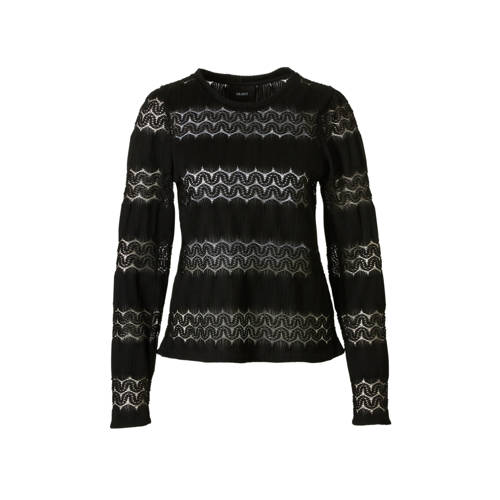 Object Semi Transparante Top Met Kanten Details object kopen in de aanbieding