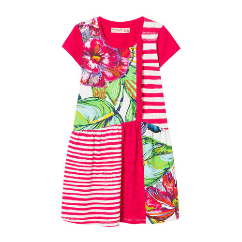 Desigual Jurk Met Omkeerbare Pailletten Roze desigual kopen in de aanbieding