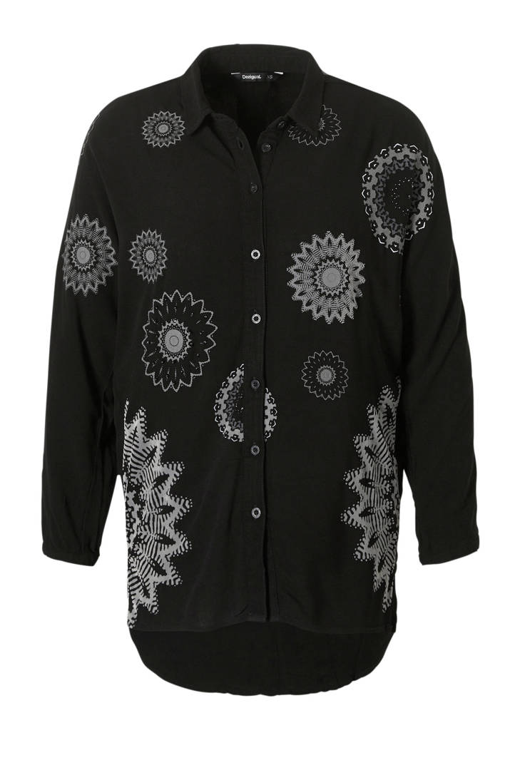 Desigual lange blouse blouse zwart lange zwart lange zwart Desigual blouse zwart Desigual lange Desigual blouse 4RqBYqX
