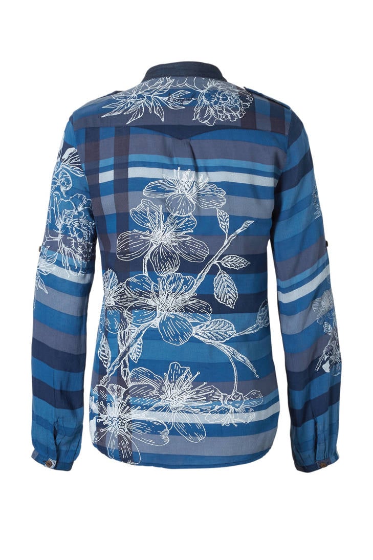 borduursels blouse Desigual met met Desigual blouse 7TpWP0Xq