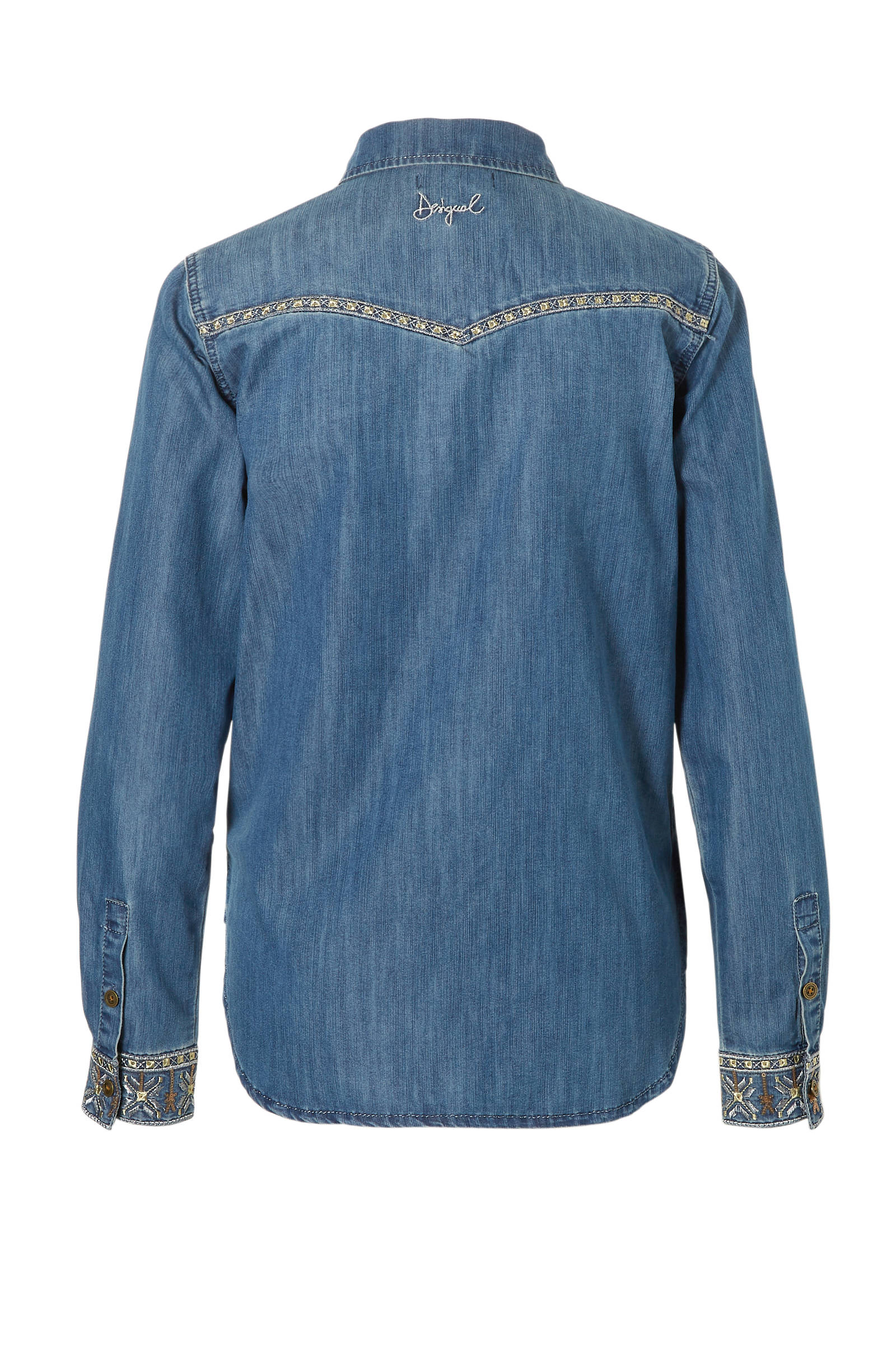 Desigual met spijkerblouse spijkerblouse Desigual borduursels met Desigual spijkerblouse met borduursels rx1rqwU