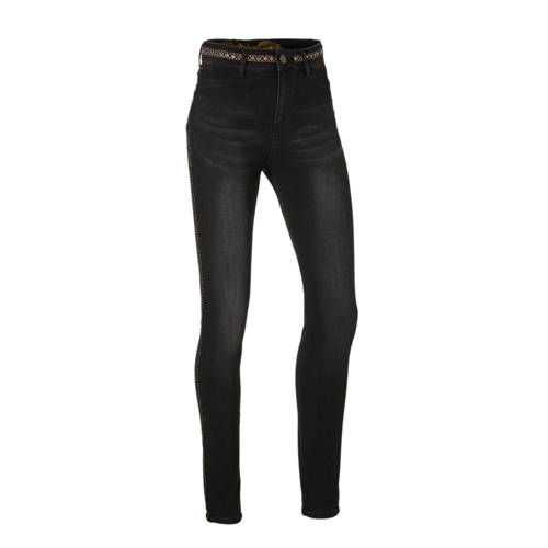 Desigual High Waisted Skinny Jeans Met Borduursels desigual kopen in de aanbieding Desigual High Waisted Skinny Jeans Met Borduursels desigual kopen in de aanbieding