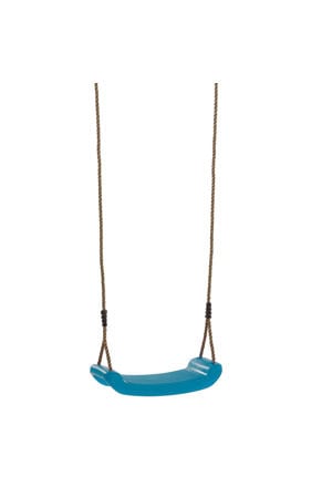 Recht kunststof schommelzitje (turquoise)