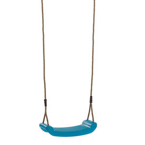 Recht kunststof schommelzitje (turquoise)