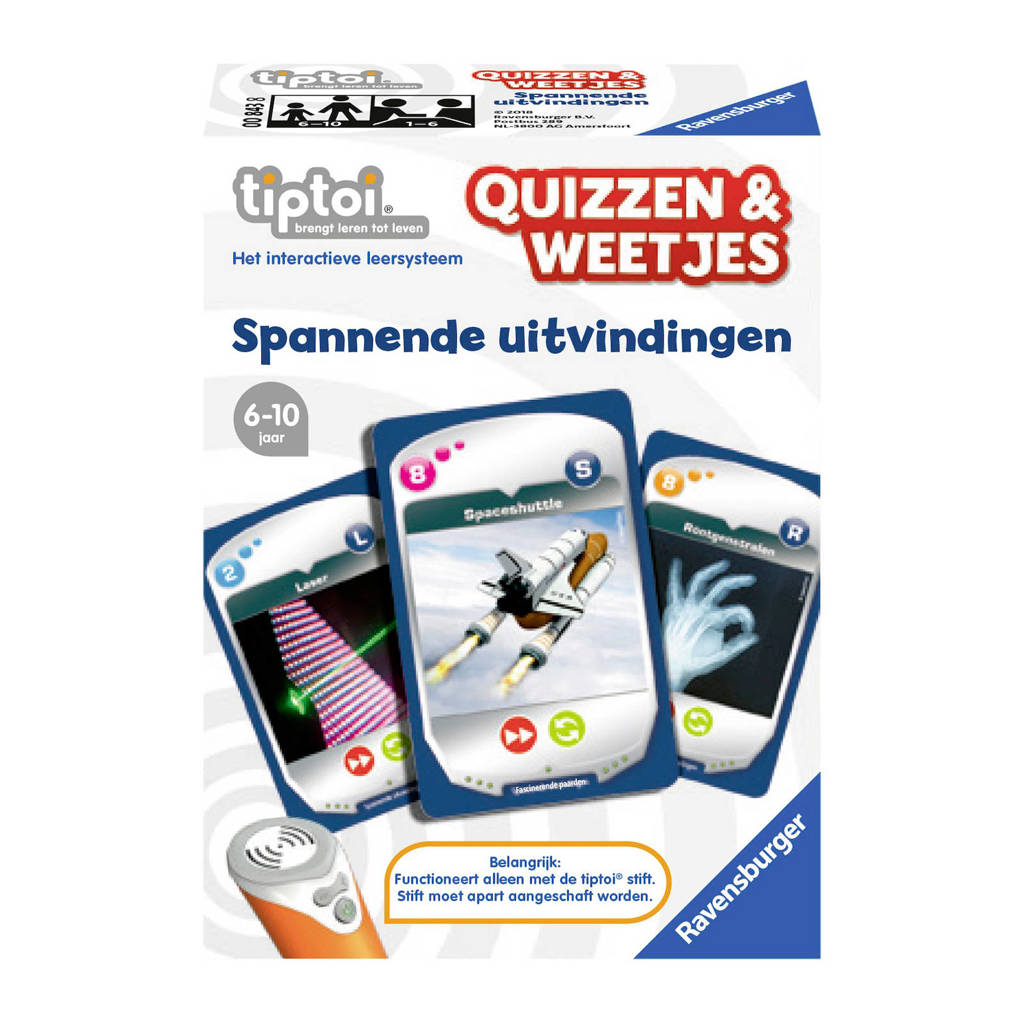 Ravensburger Tiptoi Quizzen & Weetjes uitvindingen