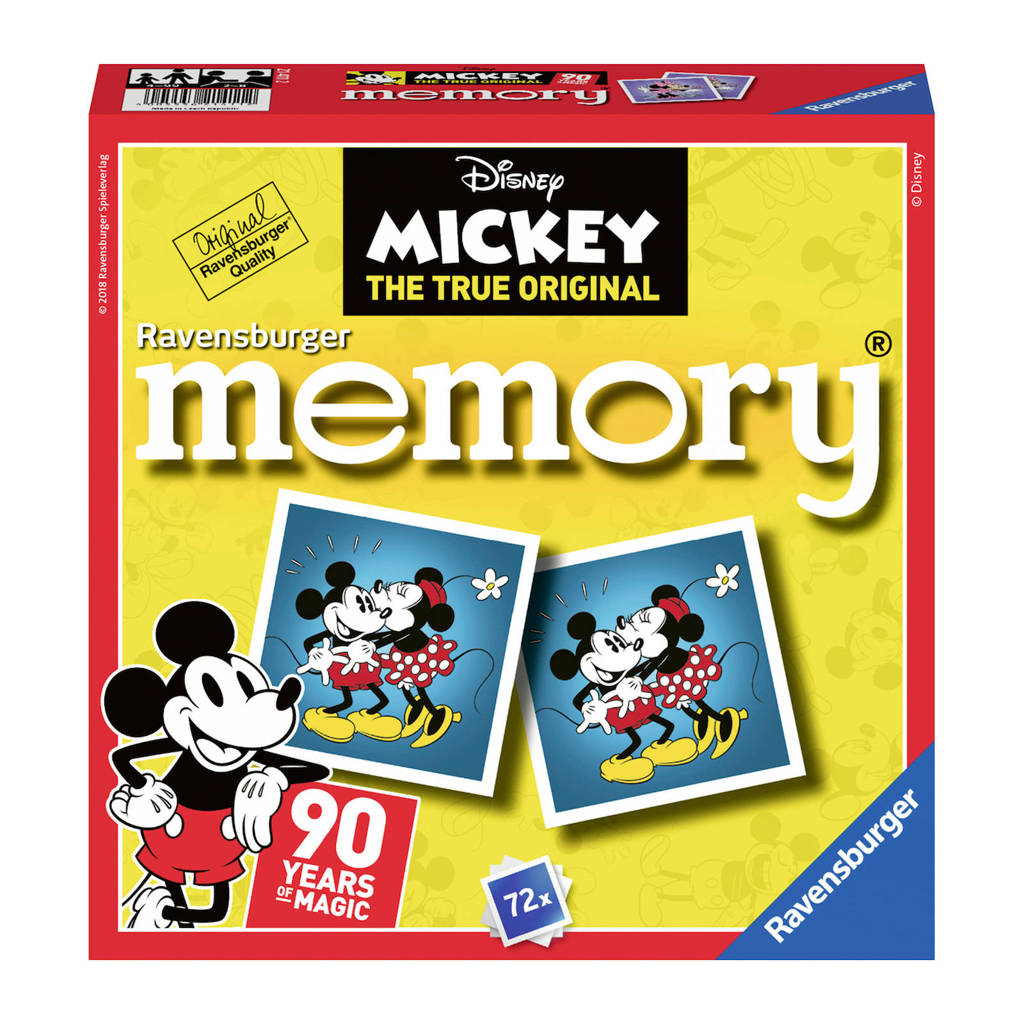 Ravensburger Mickey en Minnie mouse jubileum memory kinderspel