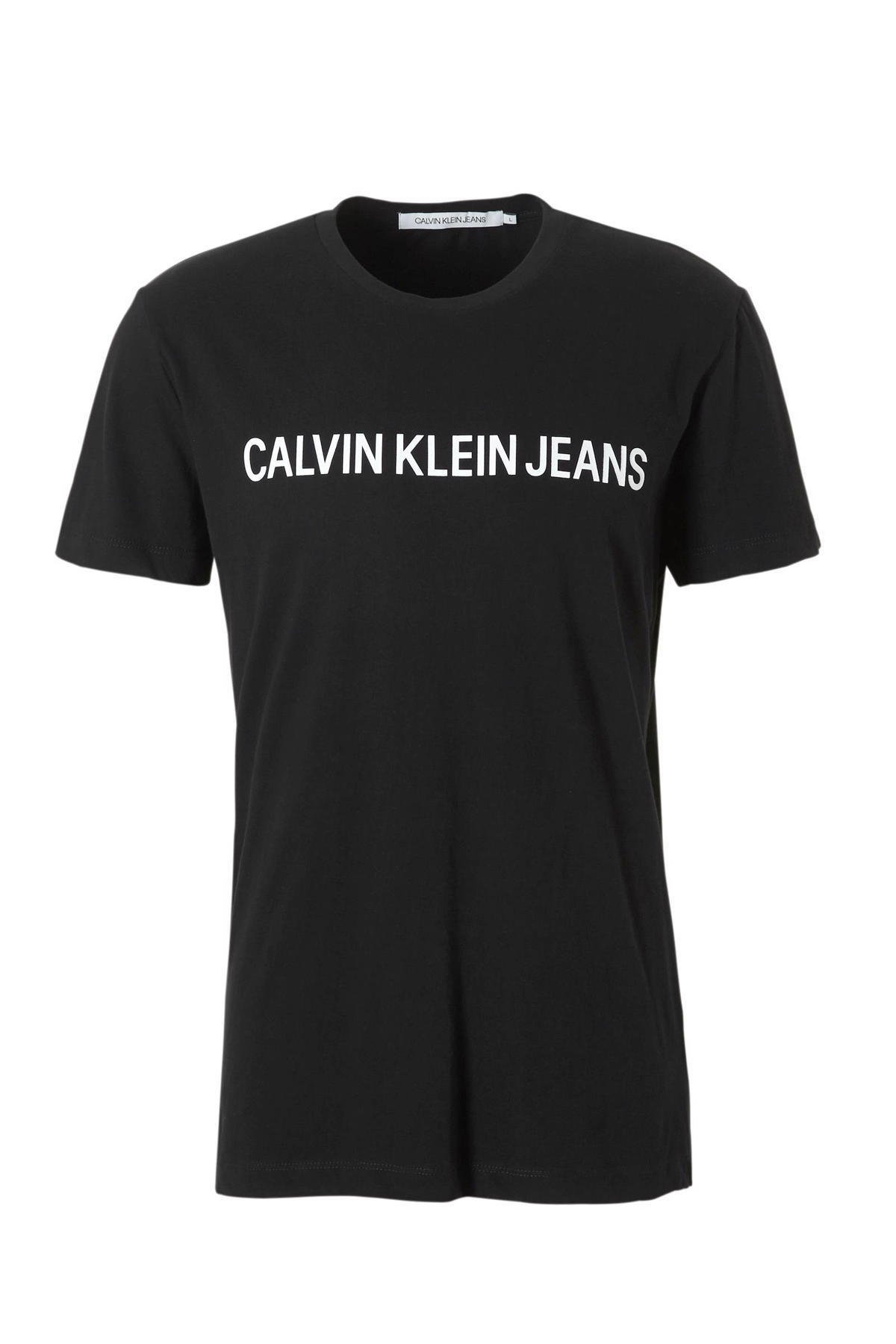 Calvin Klein Jeans T Shirt Met Logo Zwart Wehkamp 9884