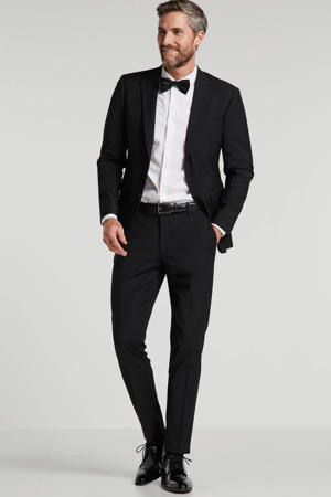 slim fit colbert zwart