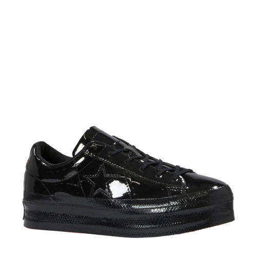 Converse One Star Platform Ox Black converse kopen in de aanbieding