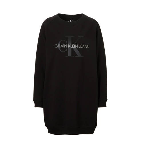 Calvin Klein Jeans Sweat Jurk Met Logo calvin klein jeans kopen in de aanbieding