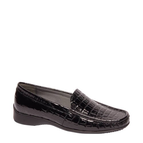 Vanharen 5Th Avenue Lakleren Loafers Met Croco Print Zwart 5th avenue kopen in de aanbieding Vanharen 5Th Avenue Lakleren Loafers Met Croco Print Zwart 5th avenue kopen in de aanbieding
