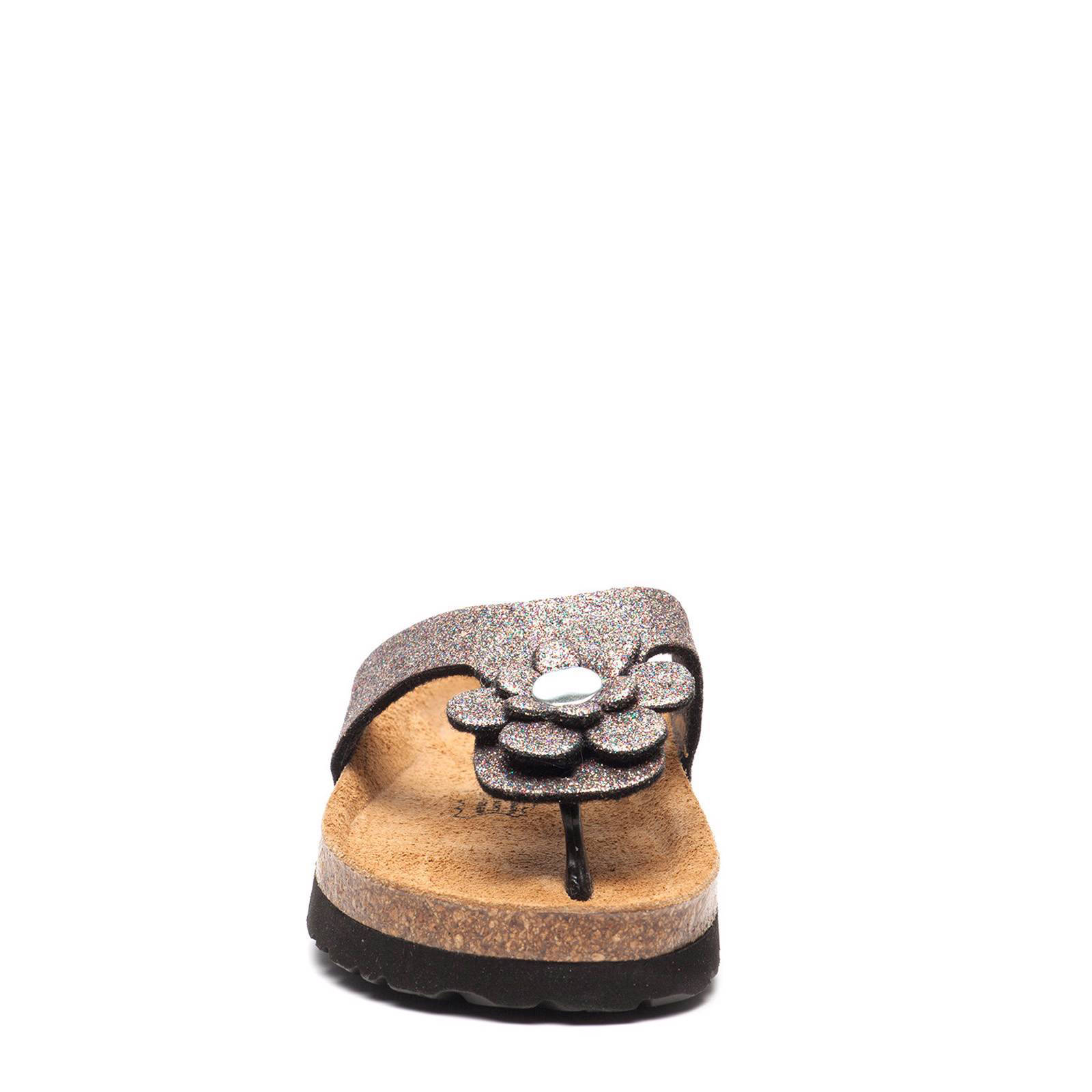 teenslippers met bloem