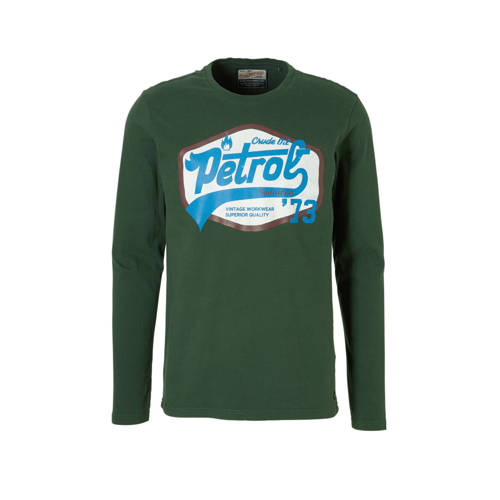 Petrol Industries T Shirt Groen petrol industries kopen in de aanbieding