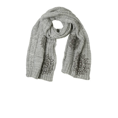 Desigual Sjaal Rep Mandalicious Grijs Melee desigual kopen in de aanbieding