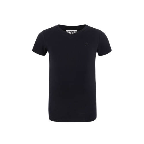 Retour Denim T Shirt Sean Zwart retour denim kopen in de aanbieding