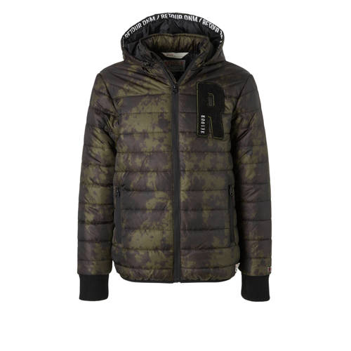 Retour Denim Winterjas Sjoerd Kaki retour denim kopen in de aanbieding