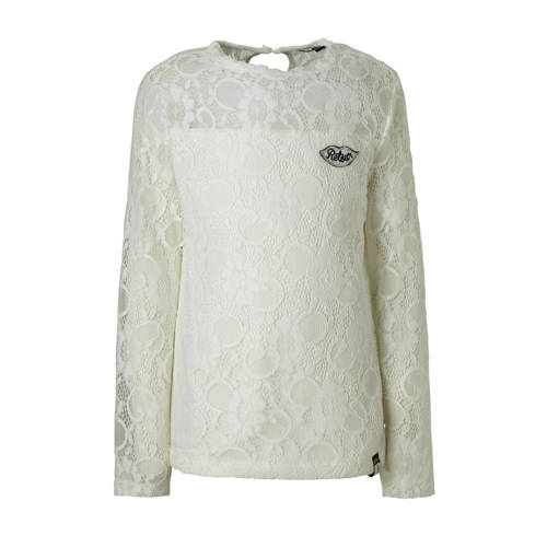 Retour Denim Kanten Top Lynn Offwhite retour denim kopen in de aanbieding