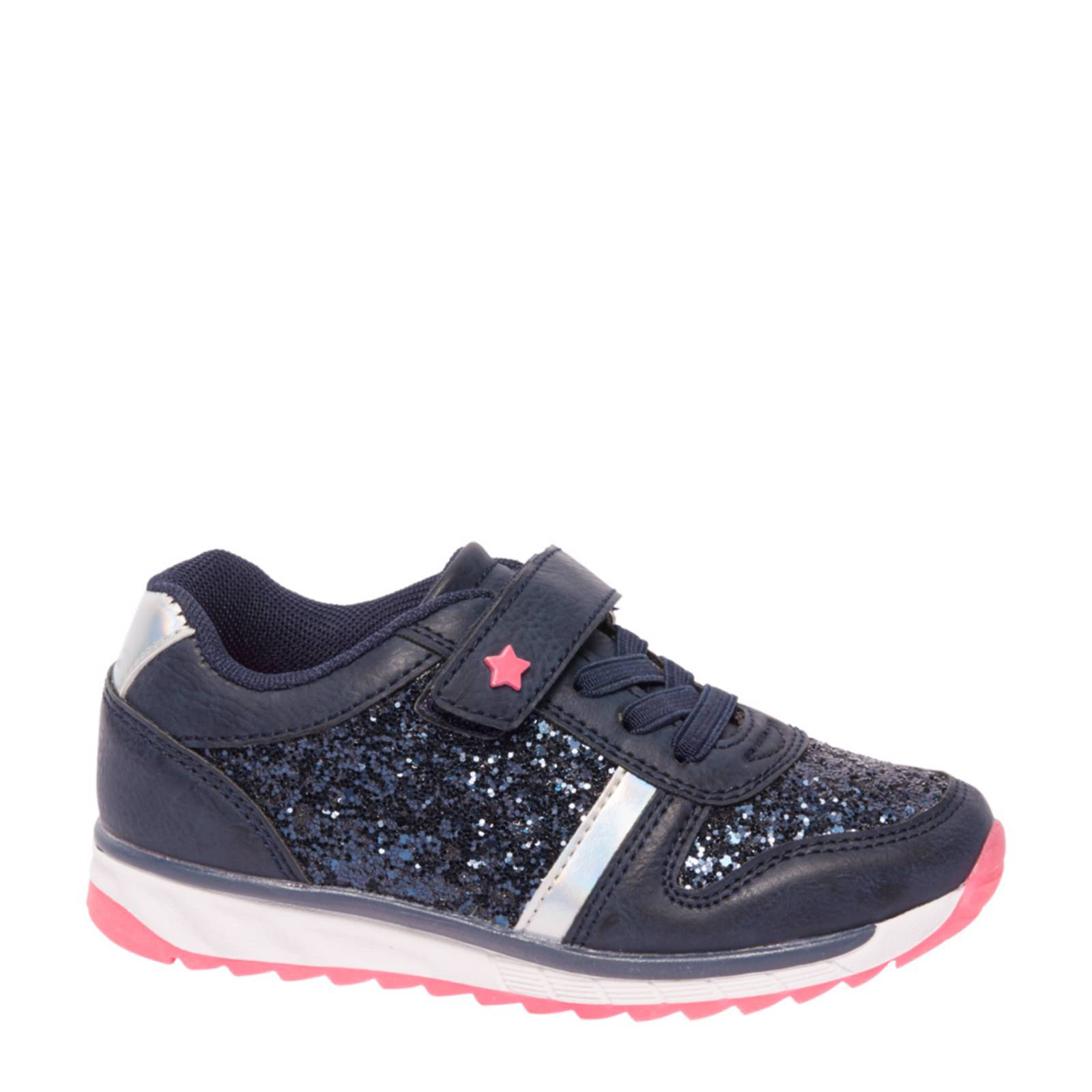 VanHaren Graceland Sneakers Met Glitters Donkerblauw | Wehkamp