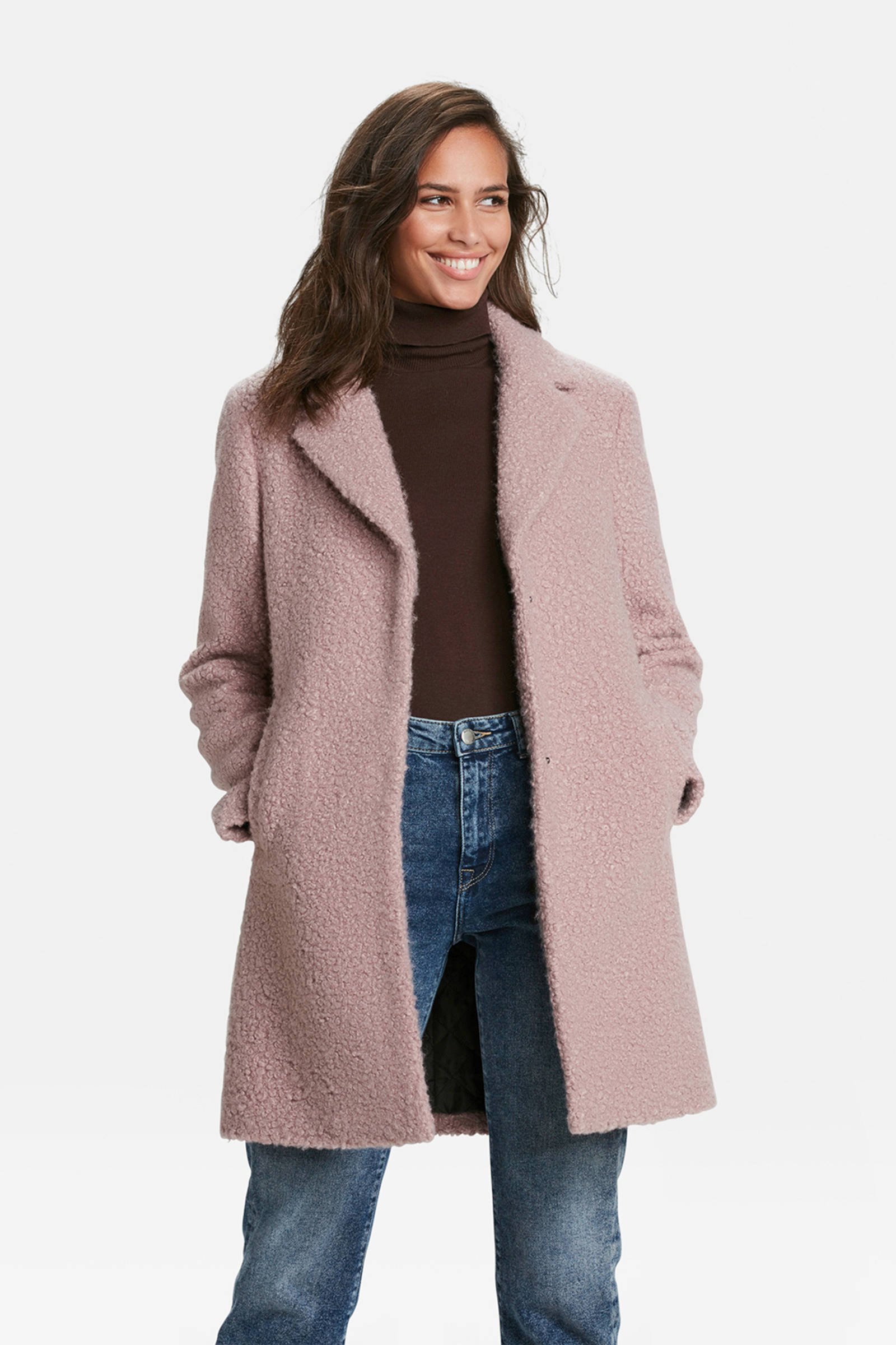 WE Fashion teddy coat oudroze | wehkamp DAMES TEDDY JAS | 78889781 WE Fashion
