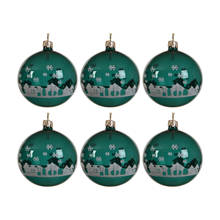 kerstballen (Ø8 cm) (set van 6)