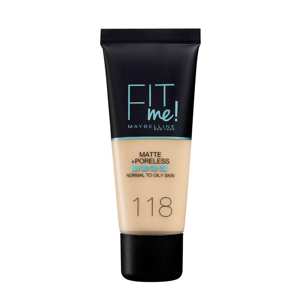 Maybelline New York Fit me Matte + Poreless liquid foundation - 118 Nude