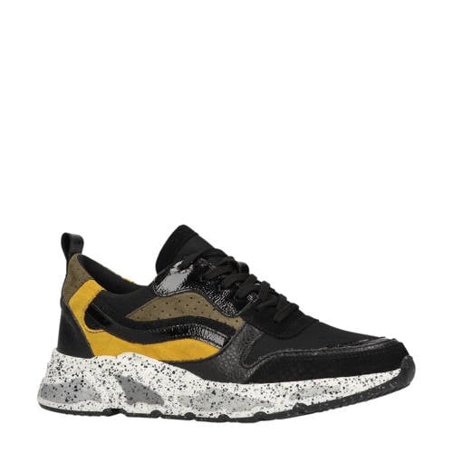 Sacha Leren Sneakers Zwartoker sacha kopen in de aanbieding Sacha Leren Sneakers Zwartoker sacha kopen in de aanbieding