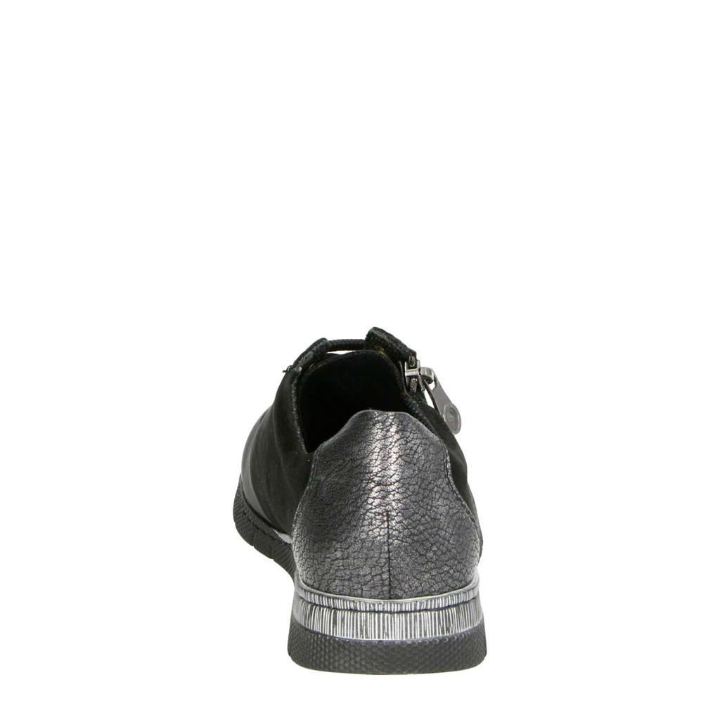 Rieker Veterschoenen Dames 58923 - Comfortabele Lage Sneakers Met Ritssluiting