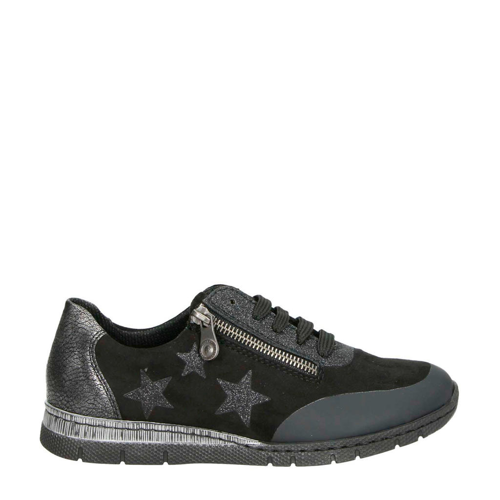 Rieker veterschoenen voor dames 58923, grootte:42, kleur:Blauw