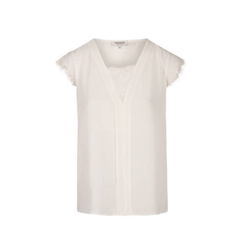 Morgan Mouwloze Top Wit morgan kopen in de aanbieding Morgan Mouwloze Top Wit morgan kopen in de aanbieding
