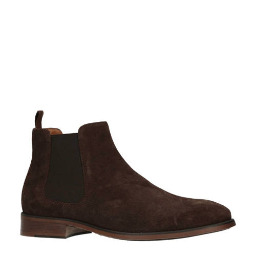 Manfield Suede Chelsea Boots manfield kopen in de aanbieding