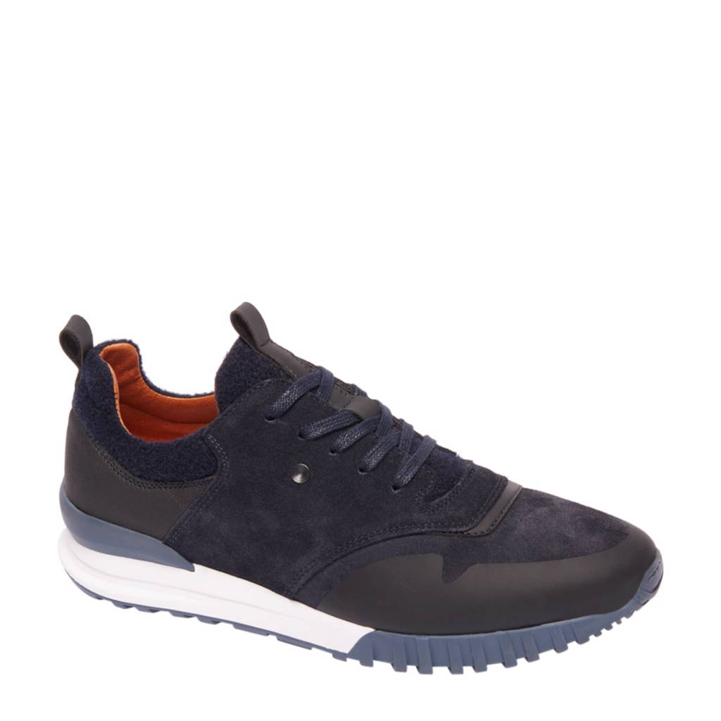 Shoe Vanharen Sneaker Suède Am Blauw XPqO88w