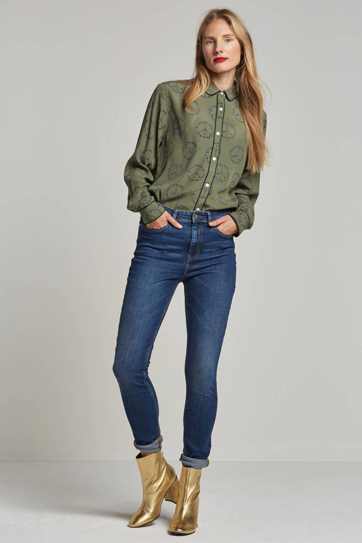 print all Catwalk Junkie over met blouse vq1X1pP