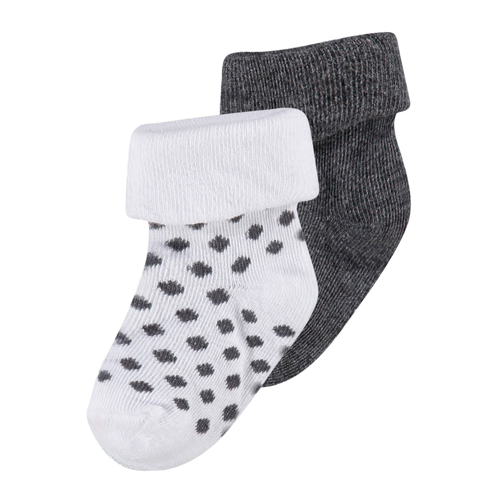 noppies-newborn-baby-sokken-2-paar-grijs