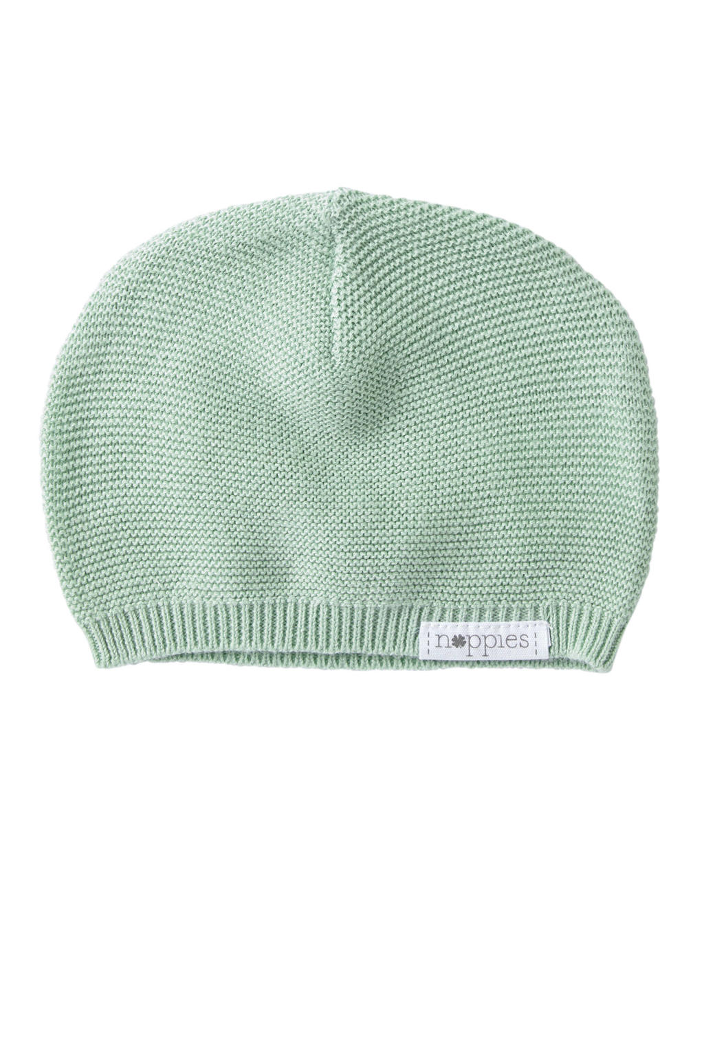Mintgroene jongens en meisjes Noppies baby baby muts Rosita van katoen met effen