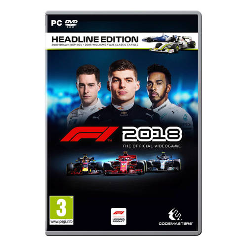 Codemasters F1 2018 Headline Edition Pc codemasters kopen in de aanbieding