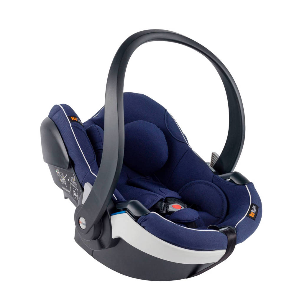 BeSafe Izi Go Modular i-Size autostoel groep 0+ melange navy, Sea melange navy