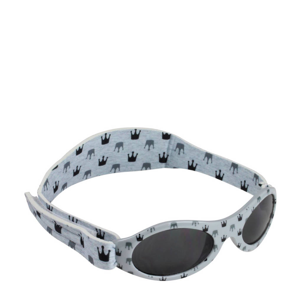 BabyBanz Crowns zonnebril lichtgrijs, Crowns lichtgrijs